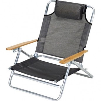 Кресло складное KOVEA DECK CHAIR, серый