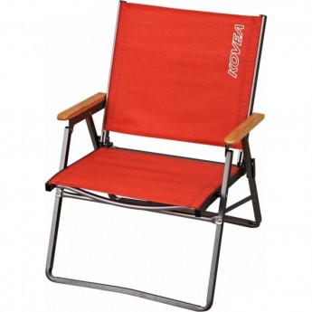 Кресло складное KOVEA TITAN FLAT CHAIR II L SUNSET, красный