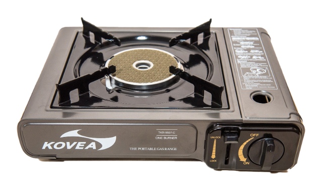 Керамическая газовая плита Kovea Ceramic Range на ровной поверхности